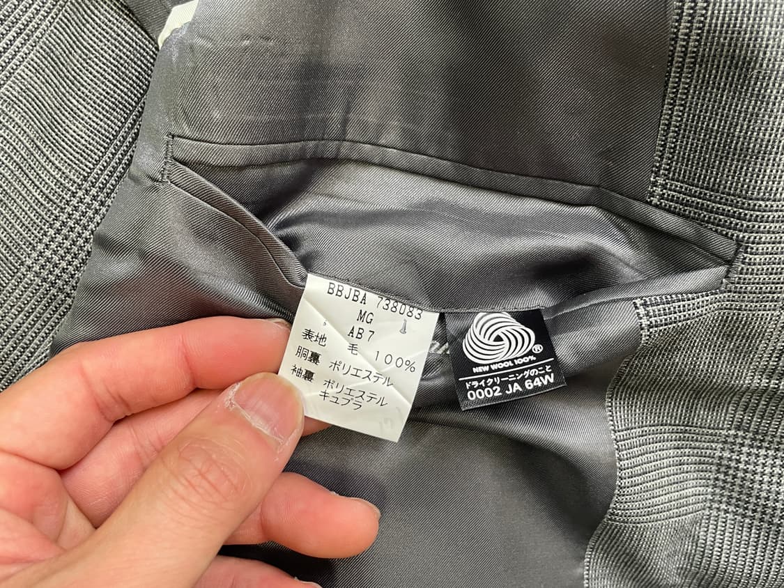 브룩스브라더스 글렌체크 그레이 블레이저  상품이미지7