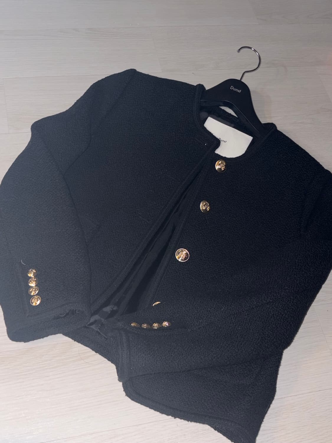 Dunst 던스트 클래식 블랙 트위드 자켓 S 새상품 상품이미지2