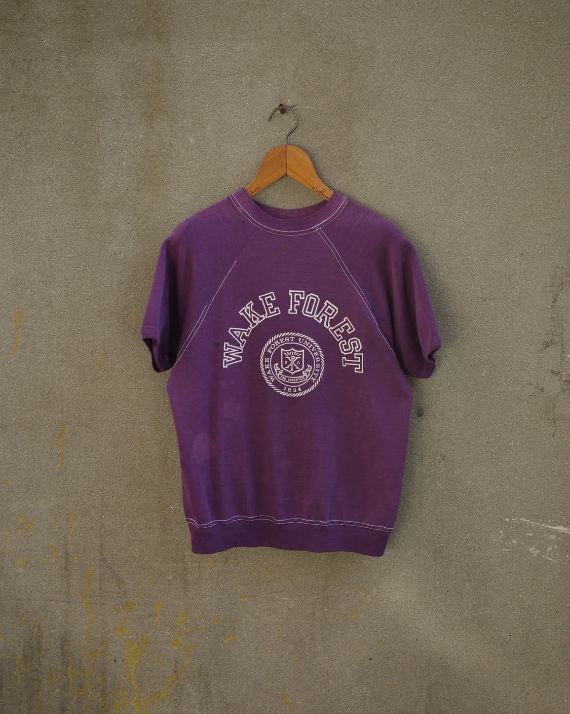 60’s Wake Forest Univ. 하프 스웻셔츠 상품이미지1