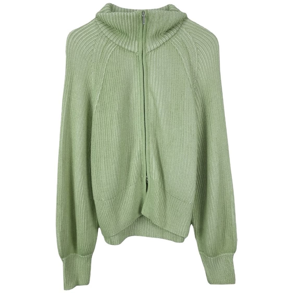 [일본빈티지] 오버사이즈 니트 집업 가디건 M18308 상품이미지2