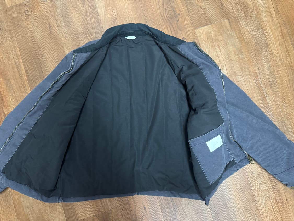 자라 워싱 퀼팅 점퍼(챠콜) / XL 사이즈 상품이미지4