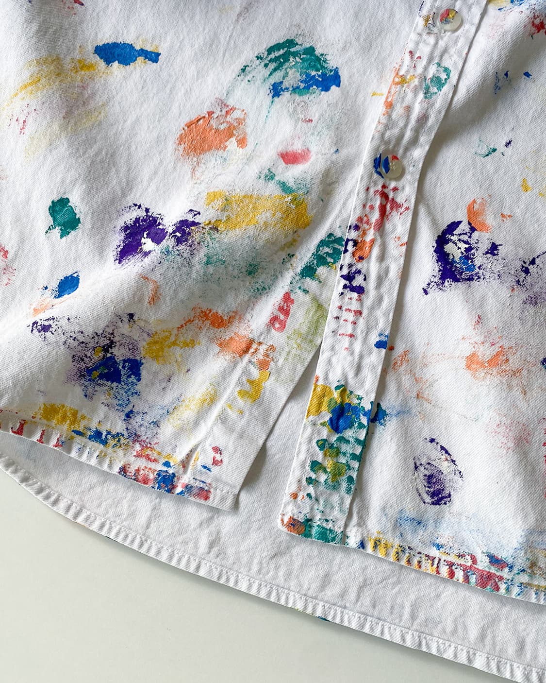 리바이스 페인팅 화이트 셔츠 상품이미지5