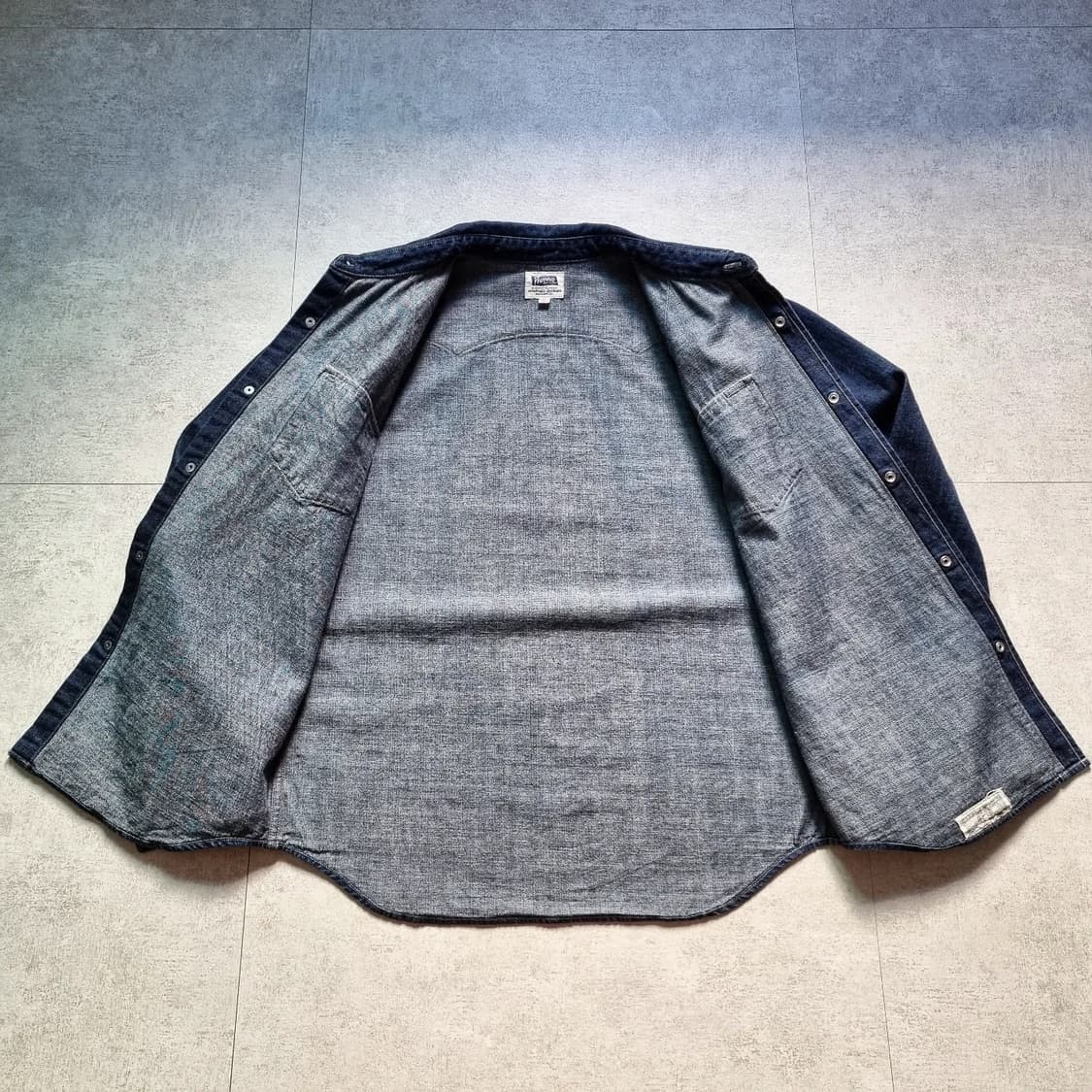 페로우즈 데님 웨스턴 셔츠 XL sz 상품이미지8