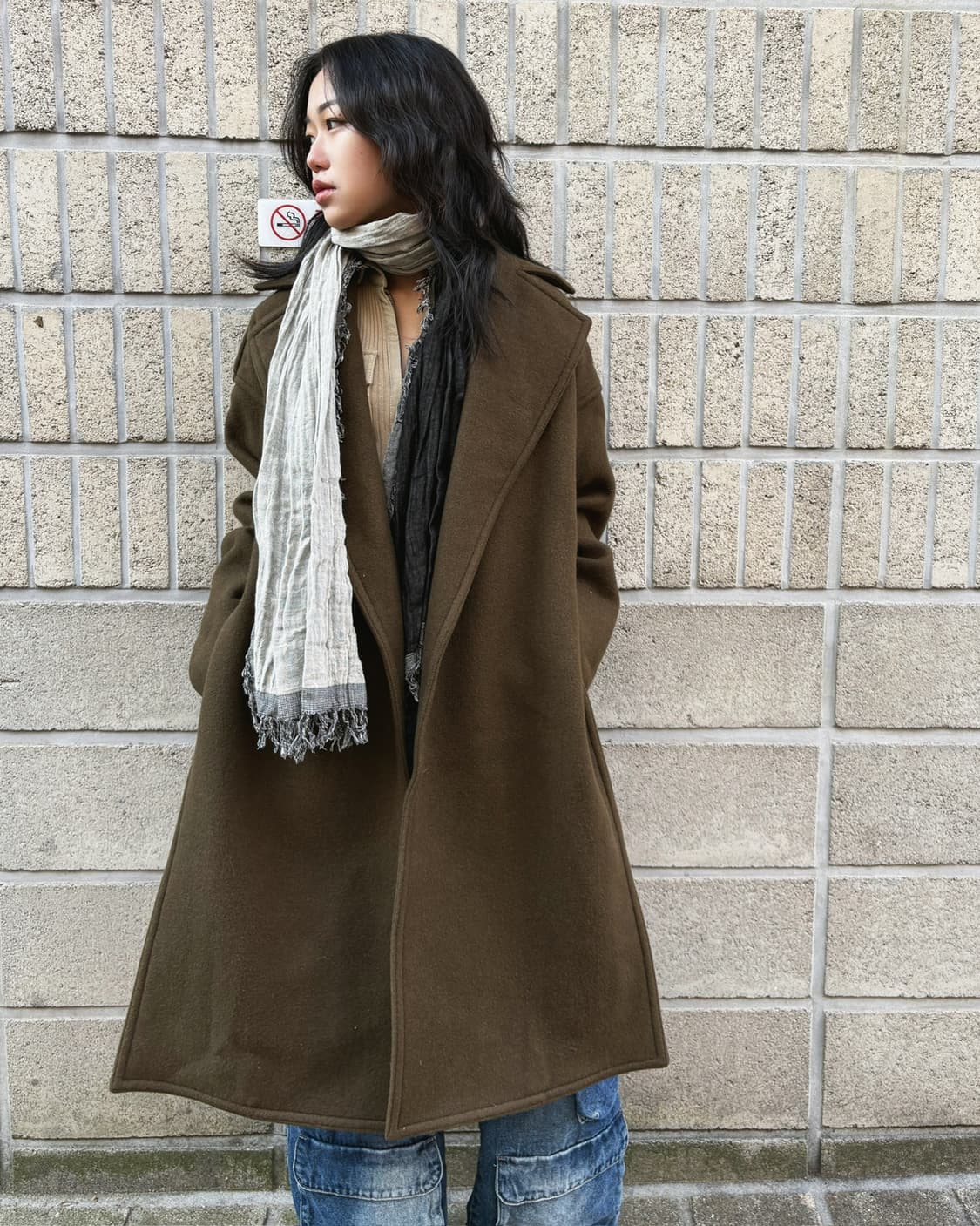 셀린느 피비 파블로 시즌 아카이브 사이드 디테일 오픈 코트 상품이미지8