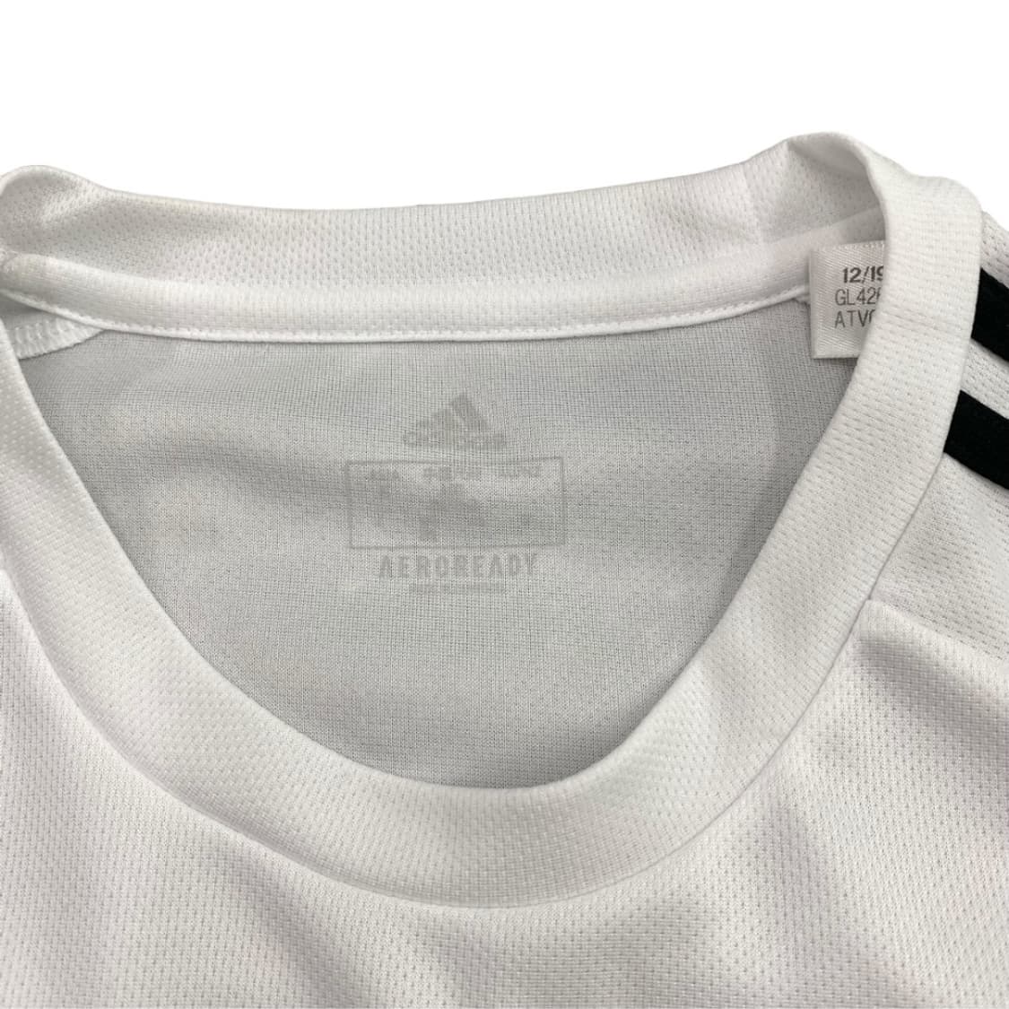  아디다스 화이트 싸커 긴팔티 2XL 상품이미지3