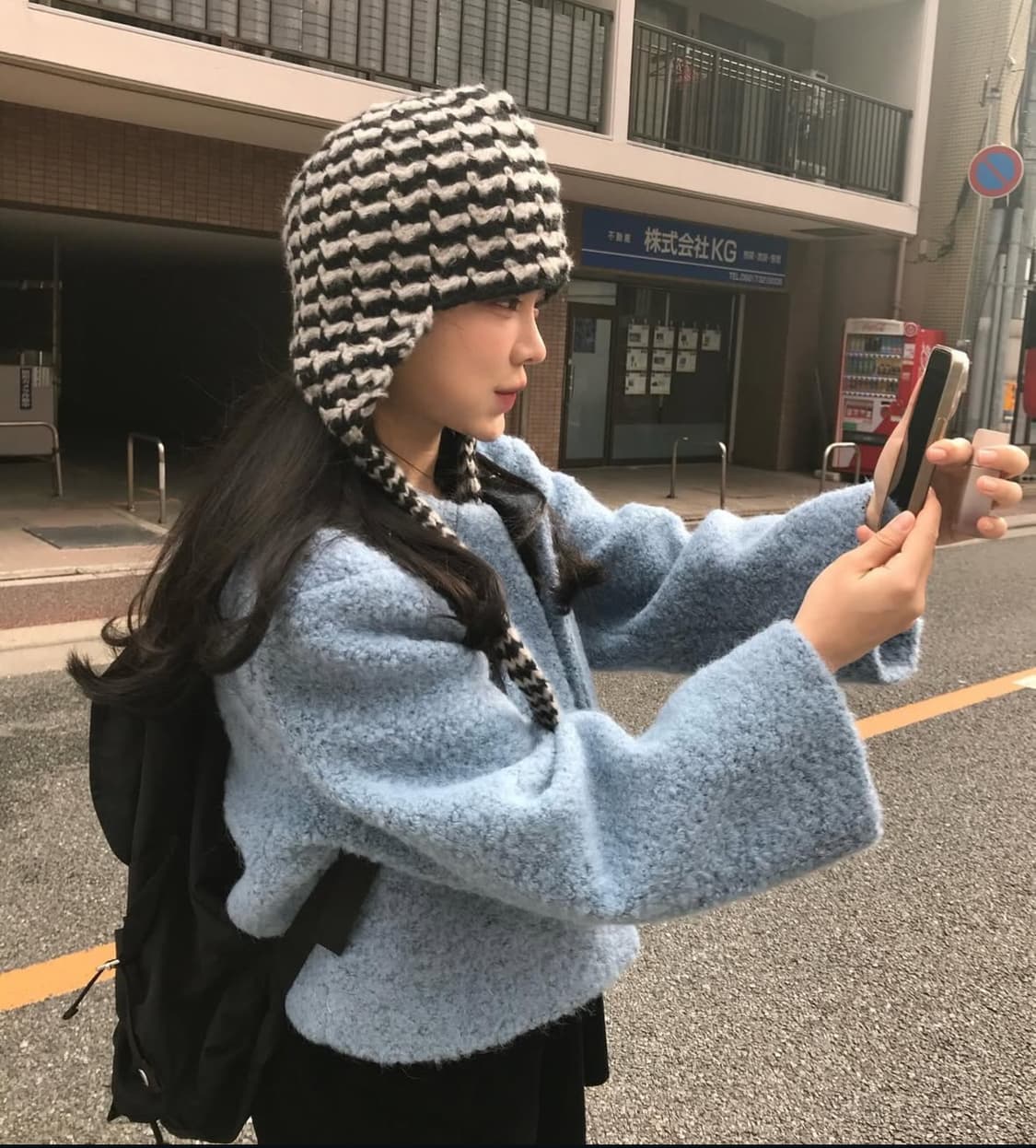 위드아웃썸머 푸들 퍼 자켓 스카이블루 상품이미지2