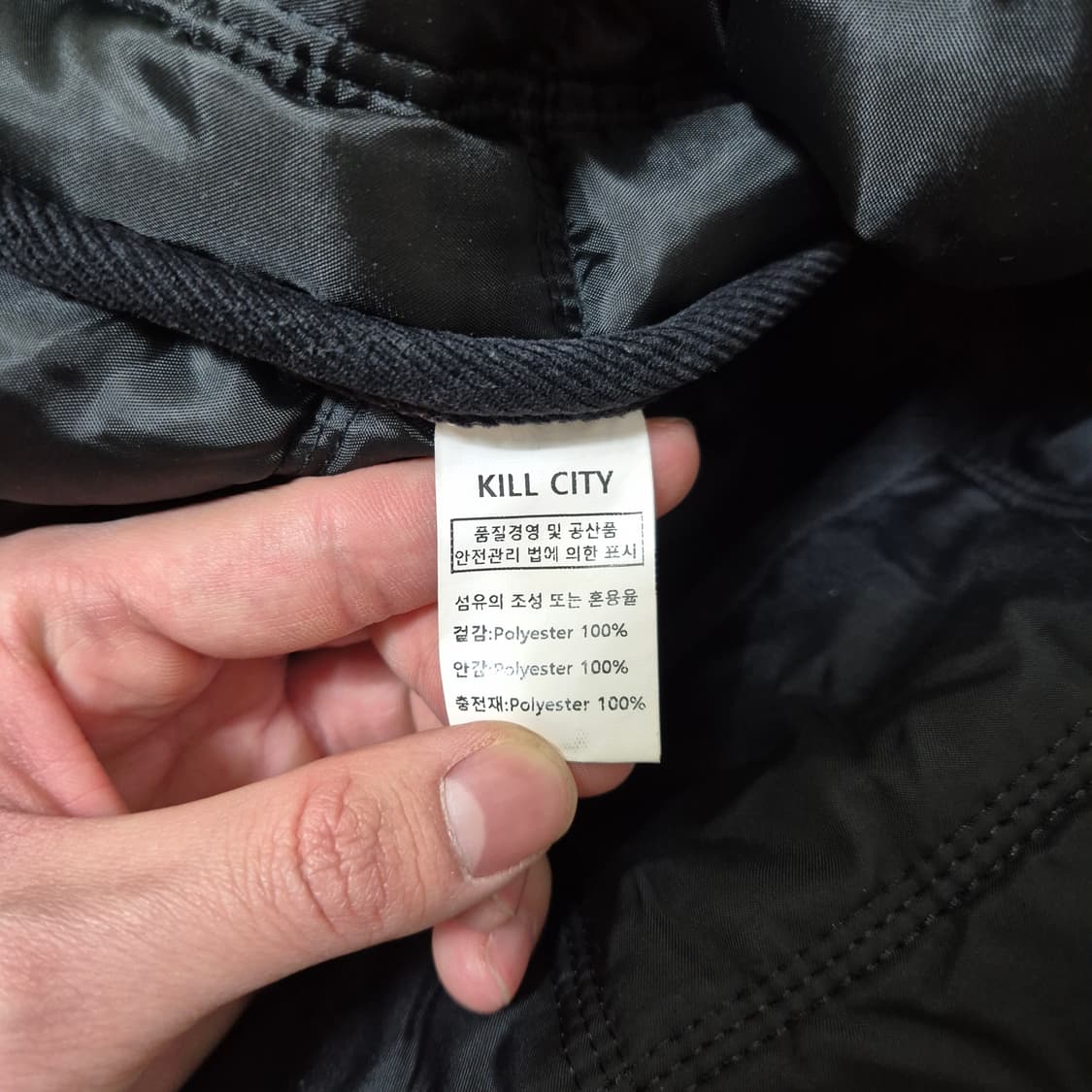 킬시티 코듀로이 카라 경량패딩 퀼팅점퍼 상품이미지5