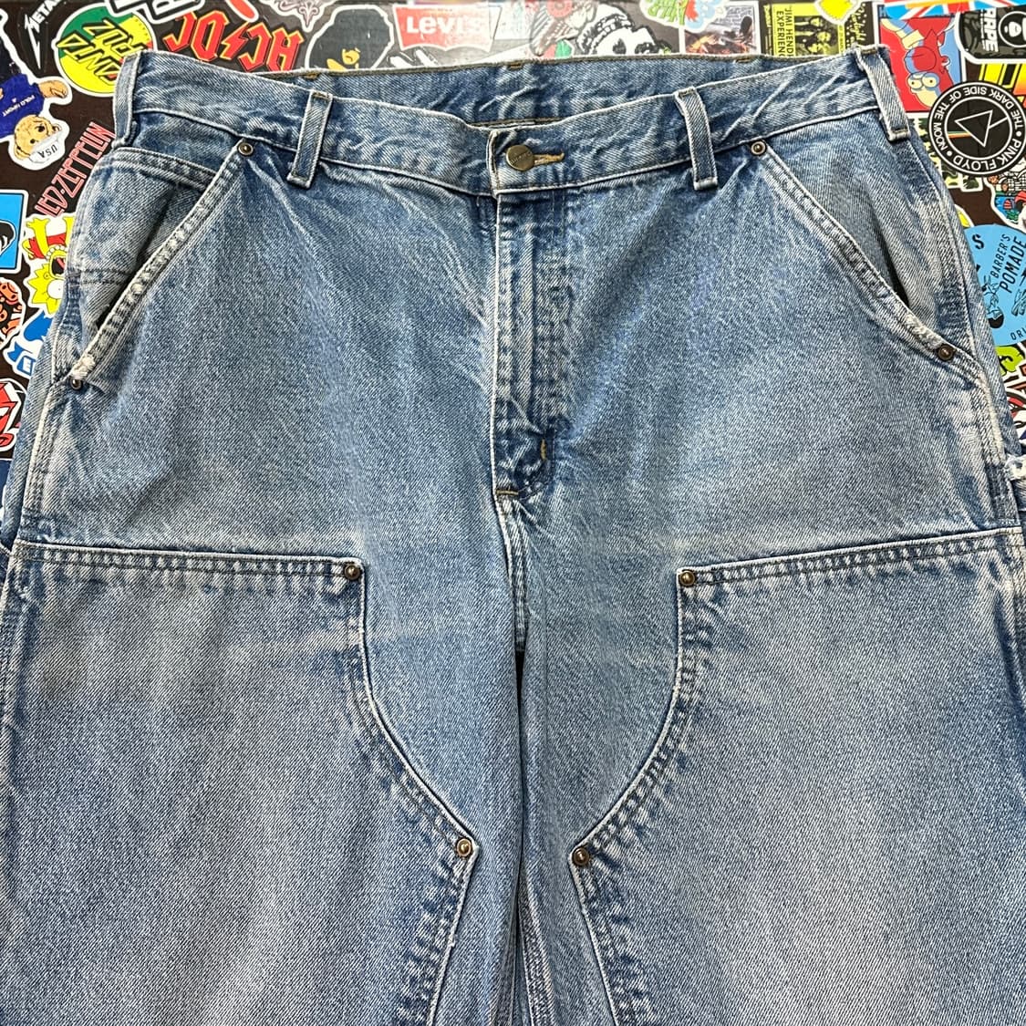 칼하트 더블니 데님 카펜터 팬츠 36 상품이미지3