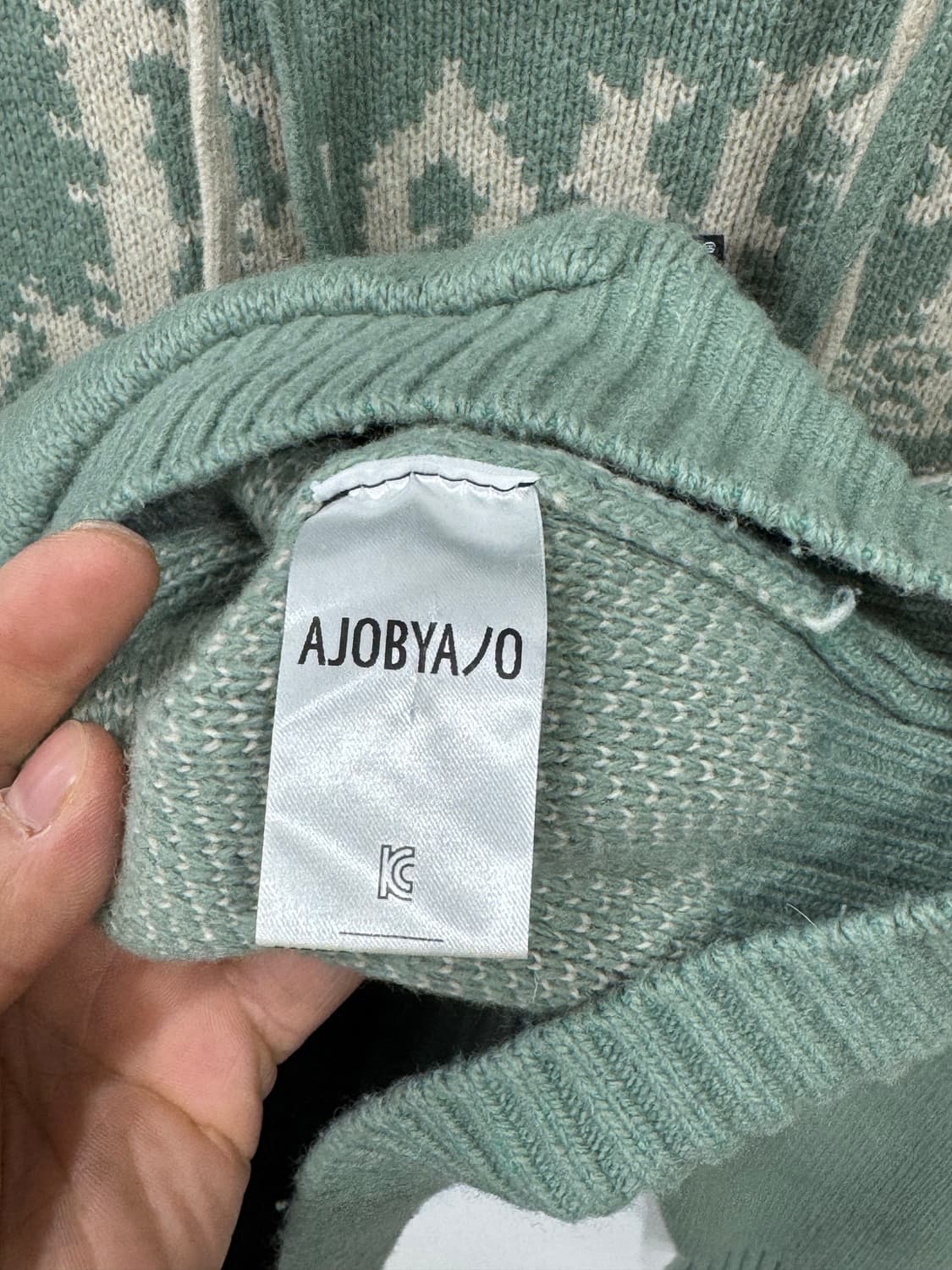 아조바이아조 민트 후드니트  상품이미지7