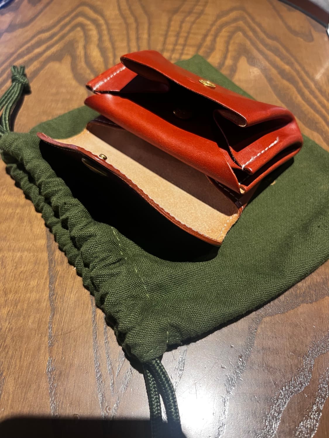 글렌로얄 브라이들 가죽 지갑 브라운 상품이미지3