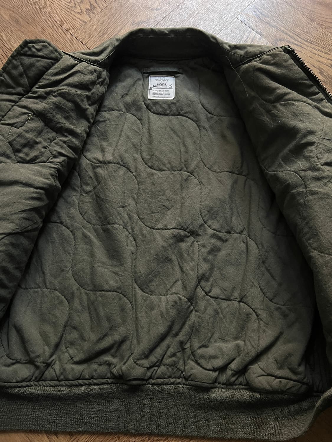 [L]90's 오리지널 미 공군 CWU-45P 새틴 항공 점퍼 상품이미지8