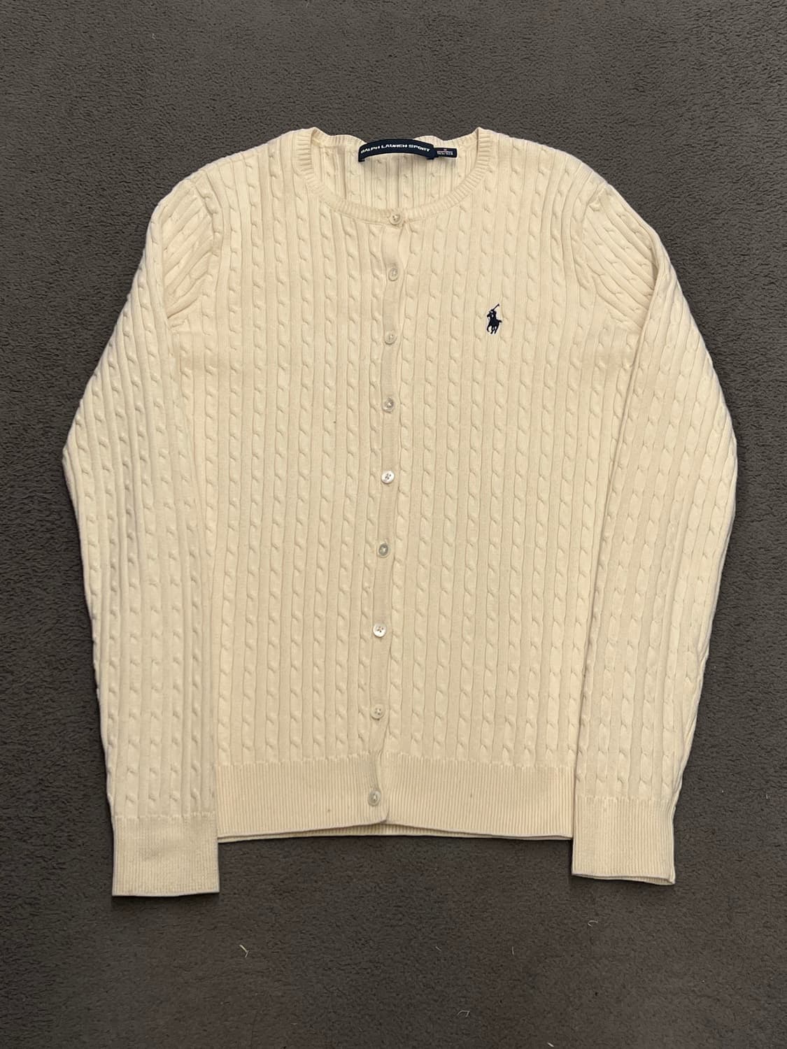 폴로 랄프로렌 꽈배기 가디건 처분  상품이미지1