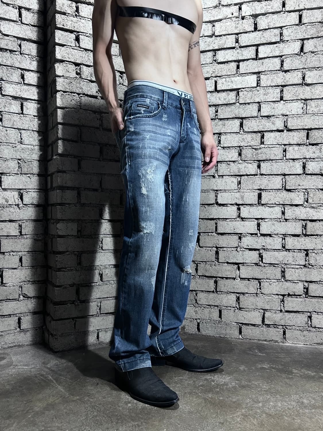 돌체앤가바나 러프아웃 아웃심 디스트레스드 데님 상품이미지2
