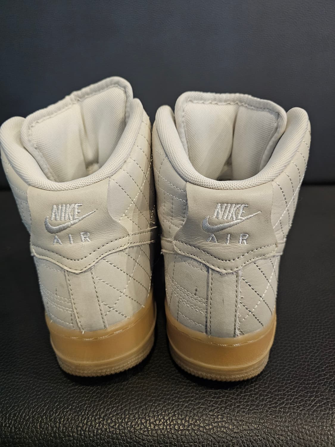 나이키 에어포스1 하이 퀼트 베이지 뉴욕시티백 상품이미지5