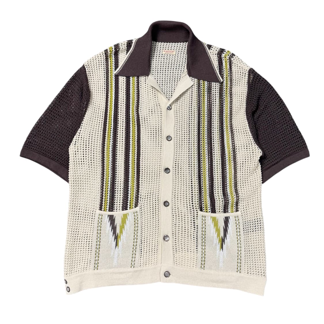 (3) 캐피탈 12G 메쉬 니트 테네시 쿠반 폴로 베이지 상품이미지1