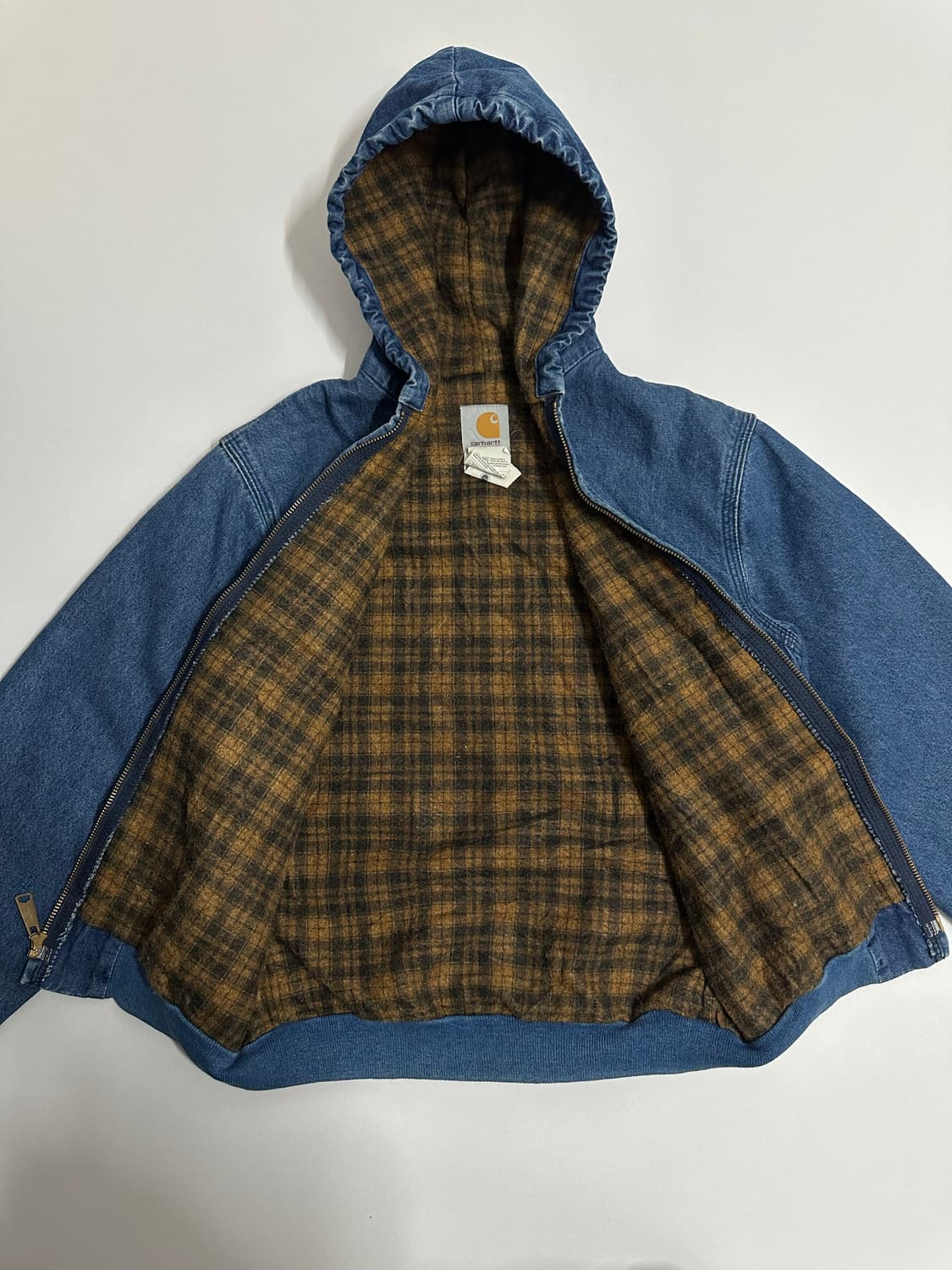 칼하트 Y07 DST 데님 액티브 후드 자켓  상품이미지4