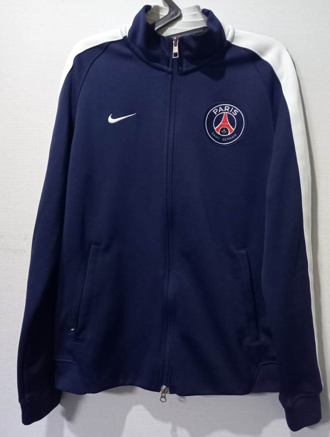 나이키 파리생제르망 네이비 트랙탑 저지 져지집업 95/M 상품이미지1