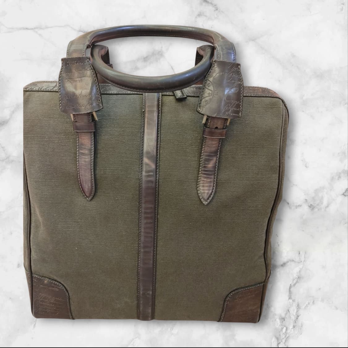 벨루티 스크리토 레더 컨버스 토트백 상품이미지2