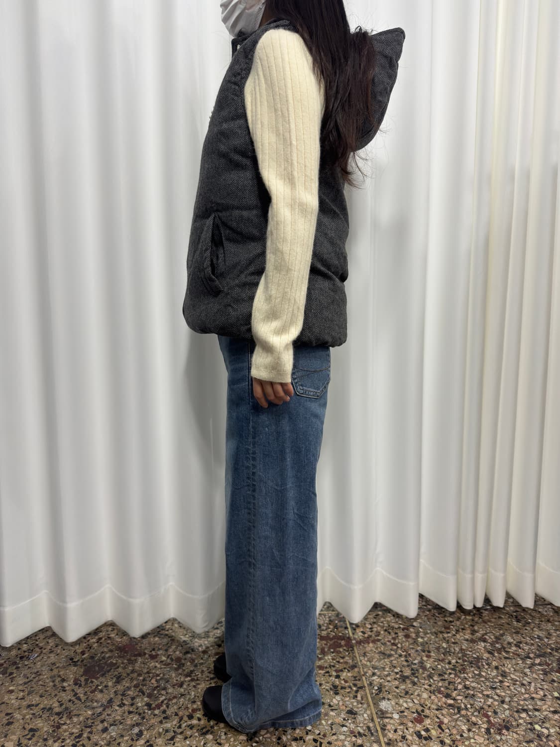 beams heart hood vest padding 상품이미지5