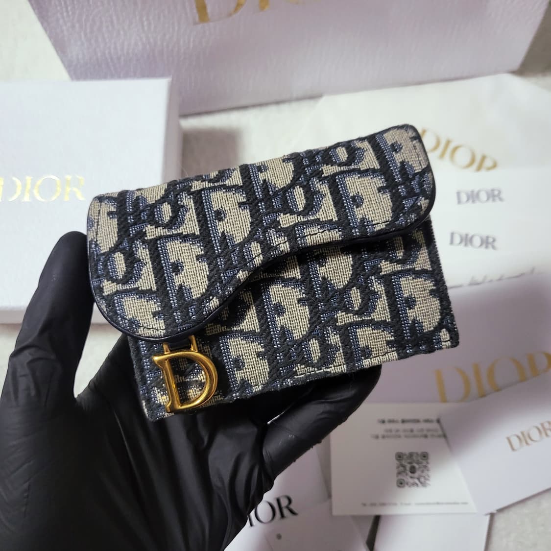 [24년식/풀구성] 디올 오블리크 새들 카드지갑  상품이미지2