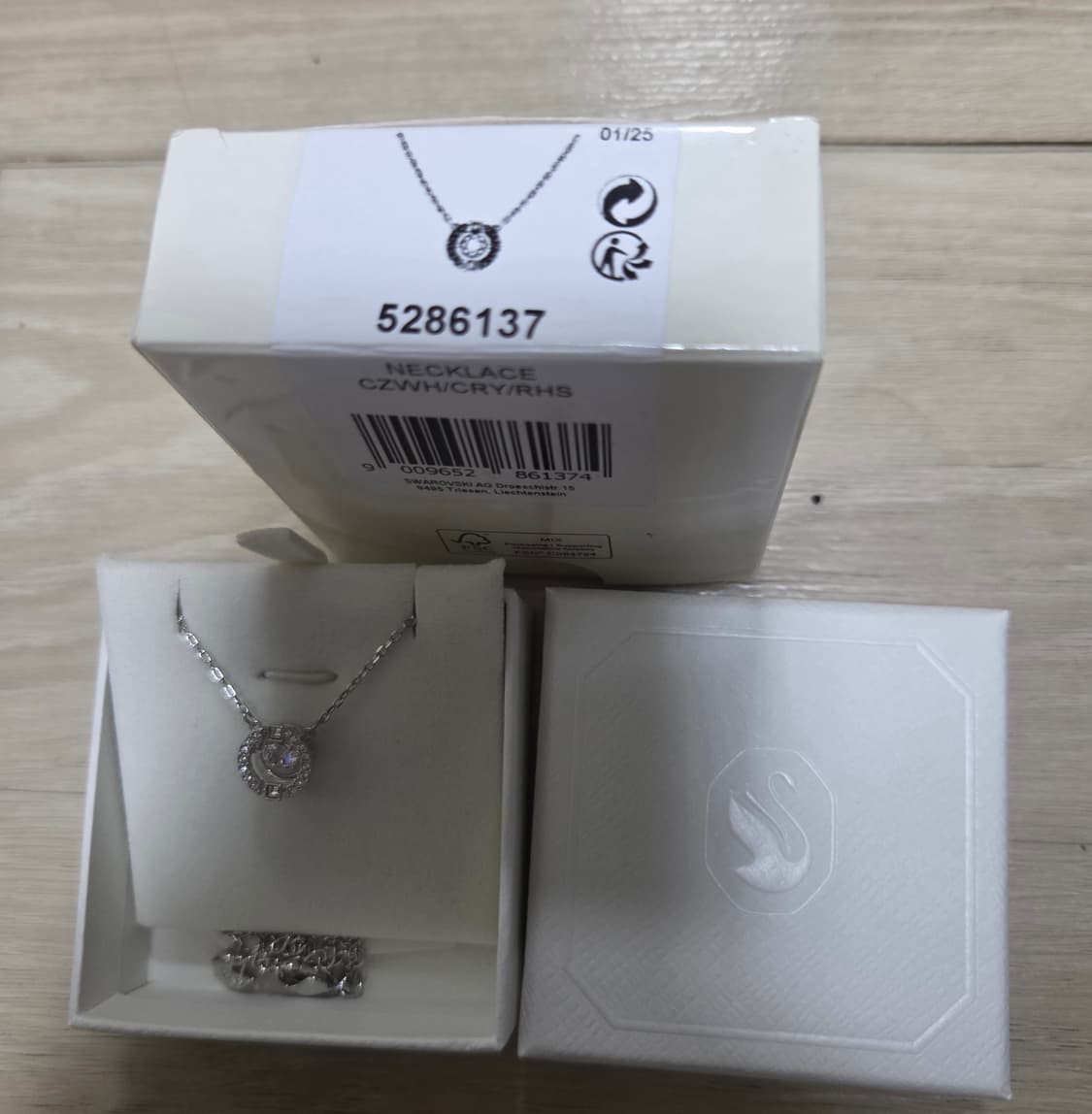 새제품)스와로브스키 댄싱 목걸이 정품 상품이미지5