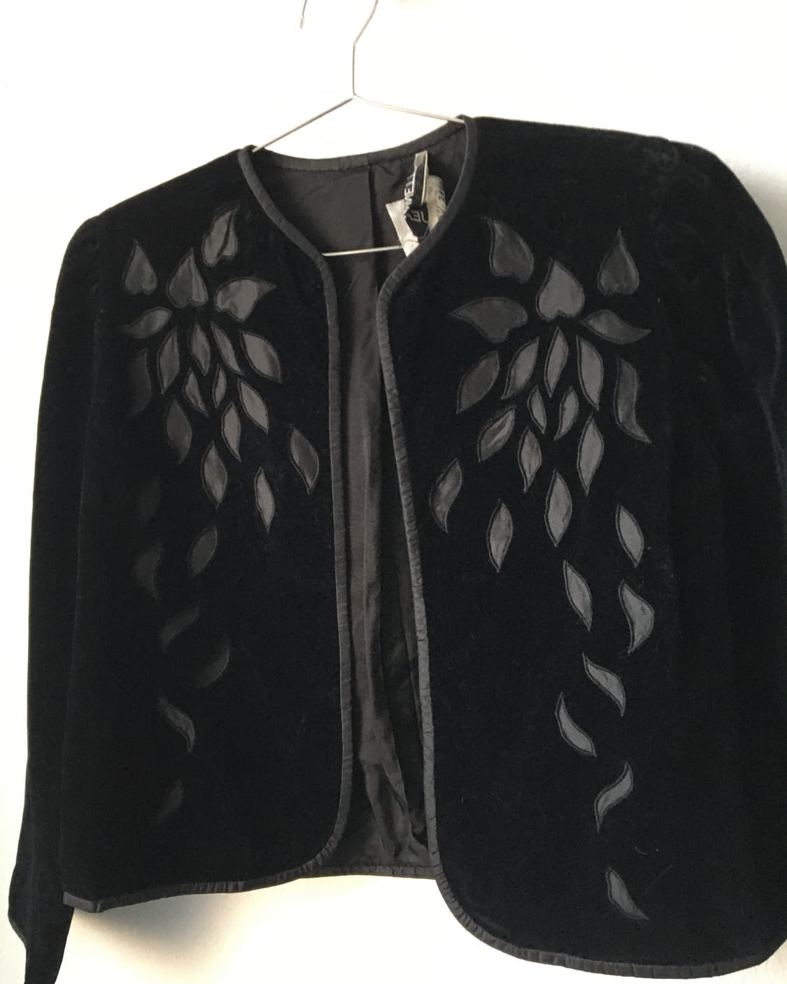 Velvet open jacket 상품이미지3