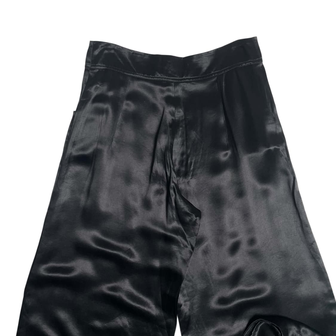 요지야마모토 레이온 블렌드 플레어 팬츠 상품이미지7