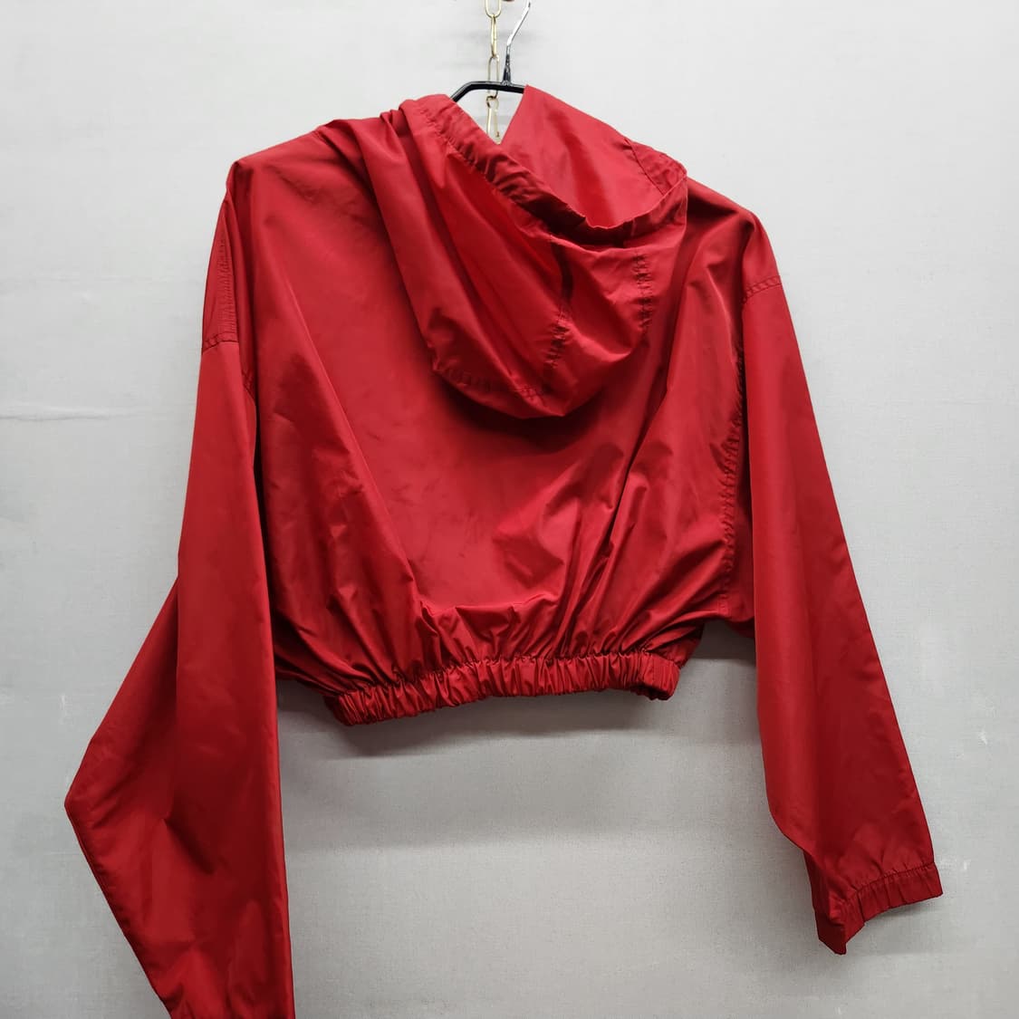 나이키 로고 아노락 후드 크롭 바람막이M(M) 상품이미지4