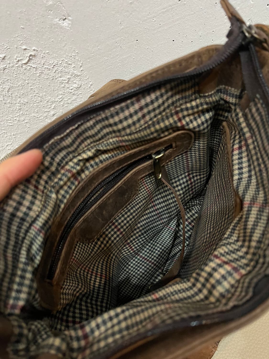 Made in ITALY 리얼레더 빈티지 크로스백 상품이미지6