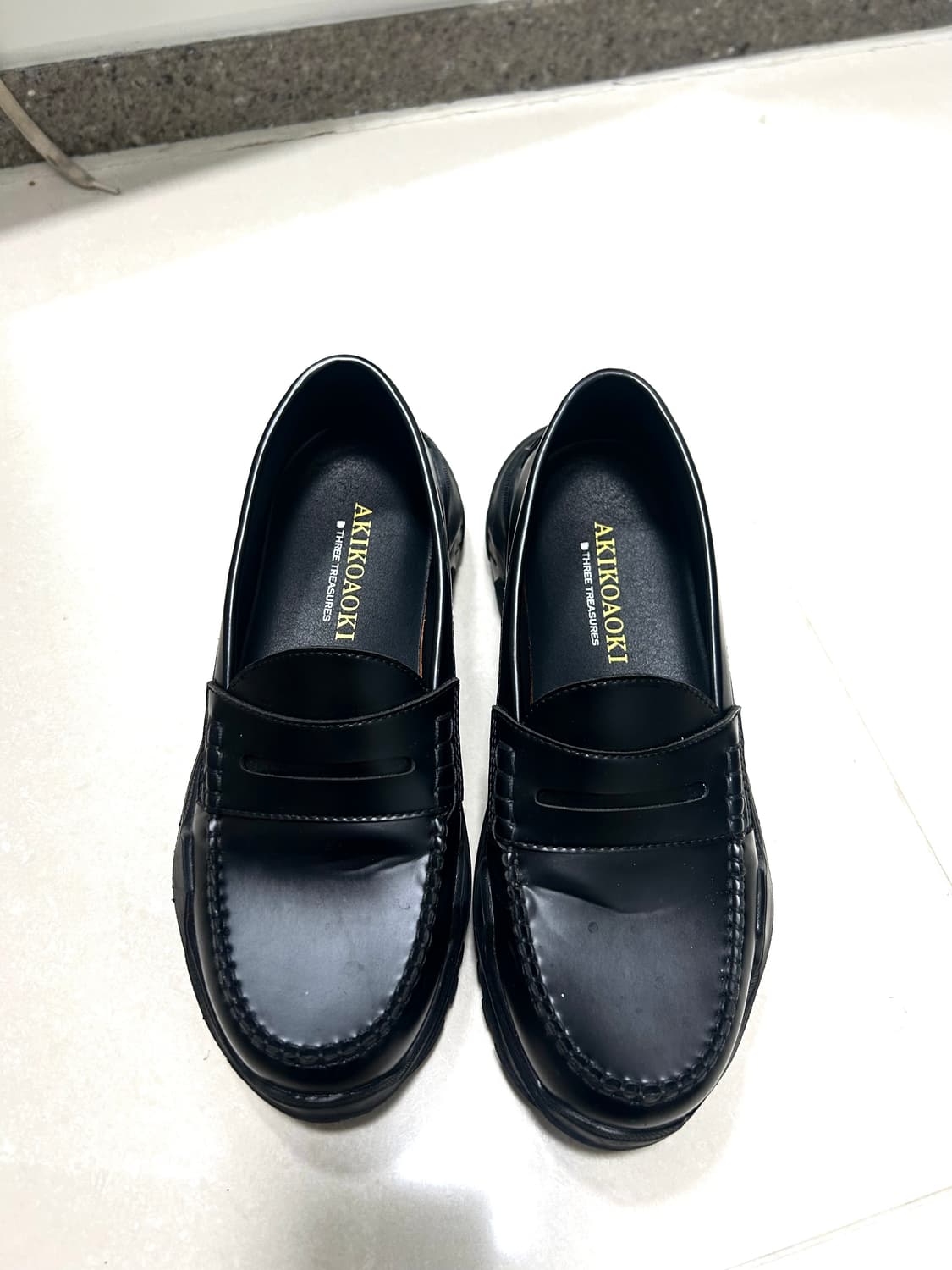 아키코아오키 레귤레이티드 그래비티 폭스 레더 블랙 38 제니로퍼 상품이미지5