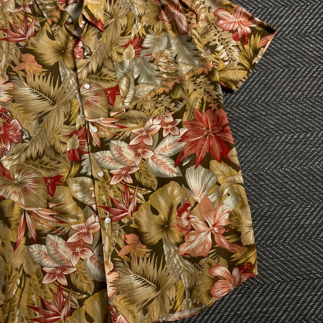 USA 오리지날 빈티지 하와이안 셔츠o 3887 상품이미지2