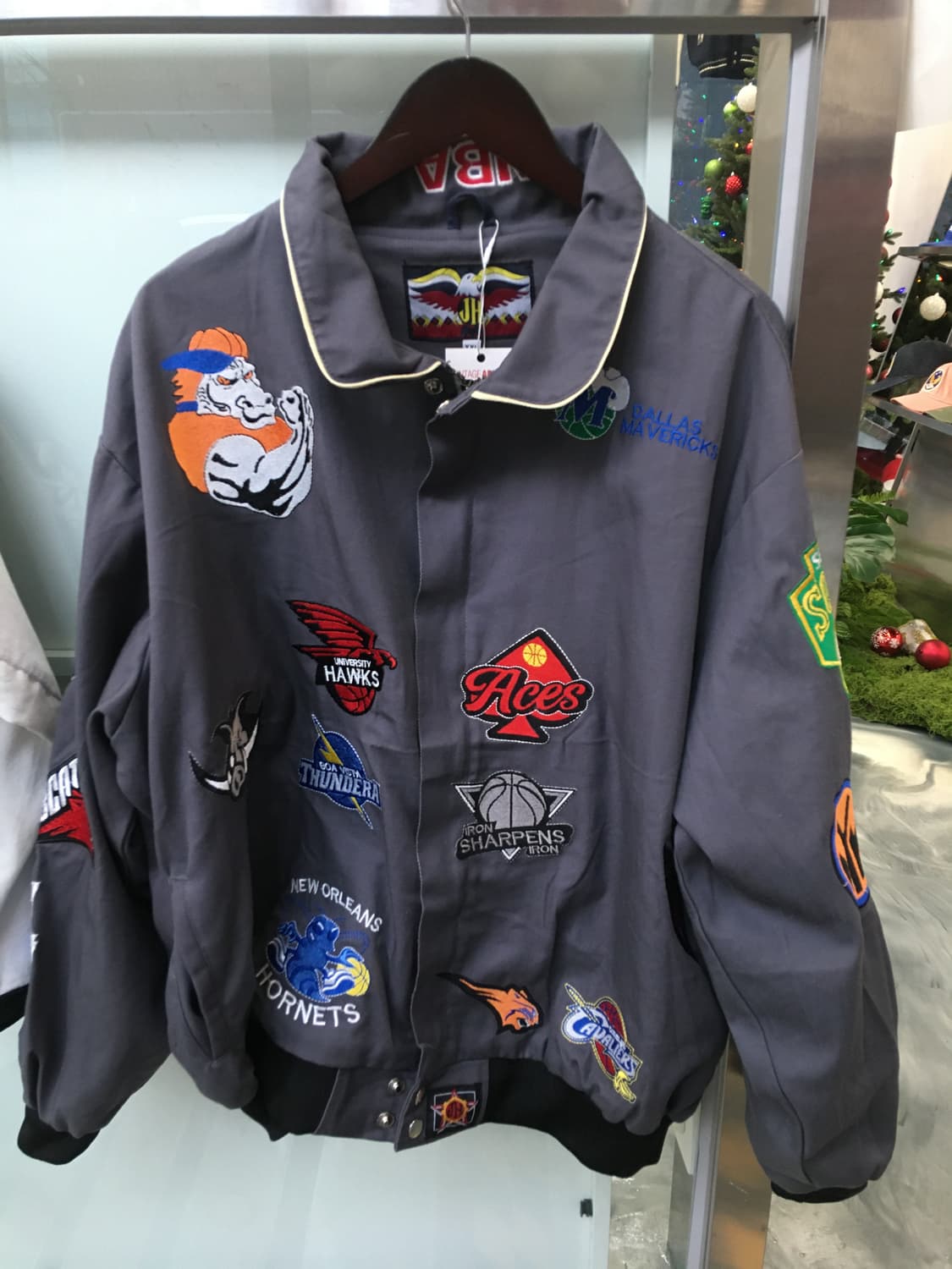 NBA 와펜 패치 자켓 상품이미지2