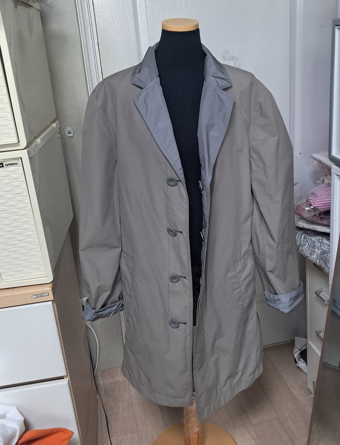 (상태최상)DKNY 남성 리버시블 트렌치코트 자켓 S 상품이미지3