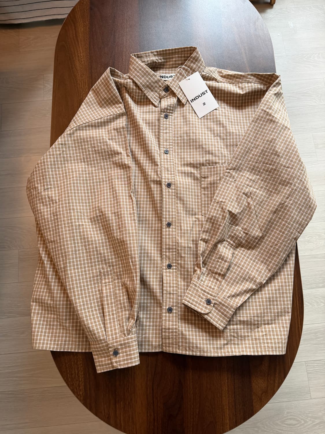 인더스트 체크셔츠 새상품 상품이미지2