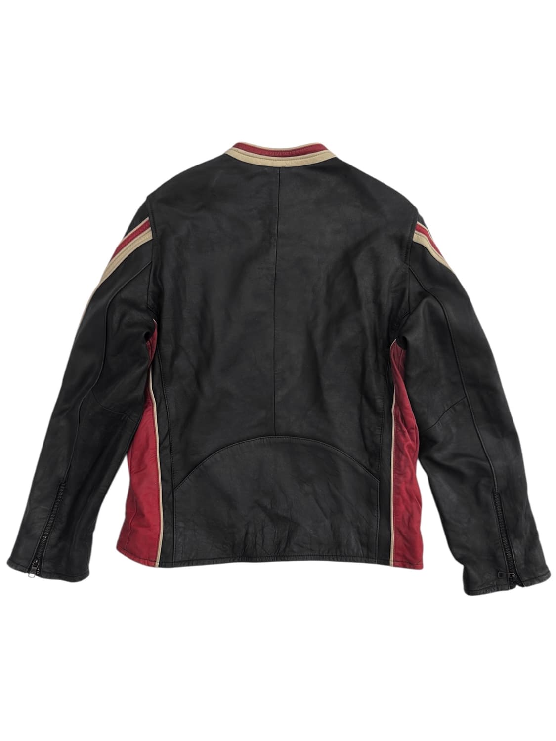 알마니 바이커 레더자켓 양가죽 상품이미지2