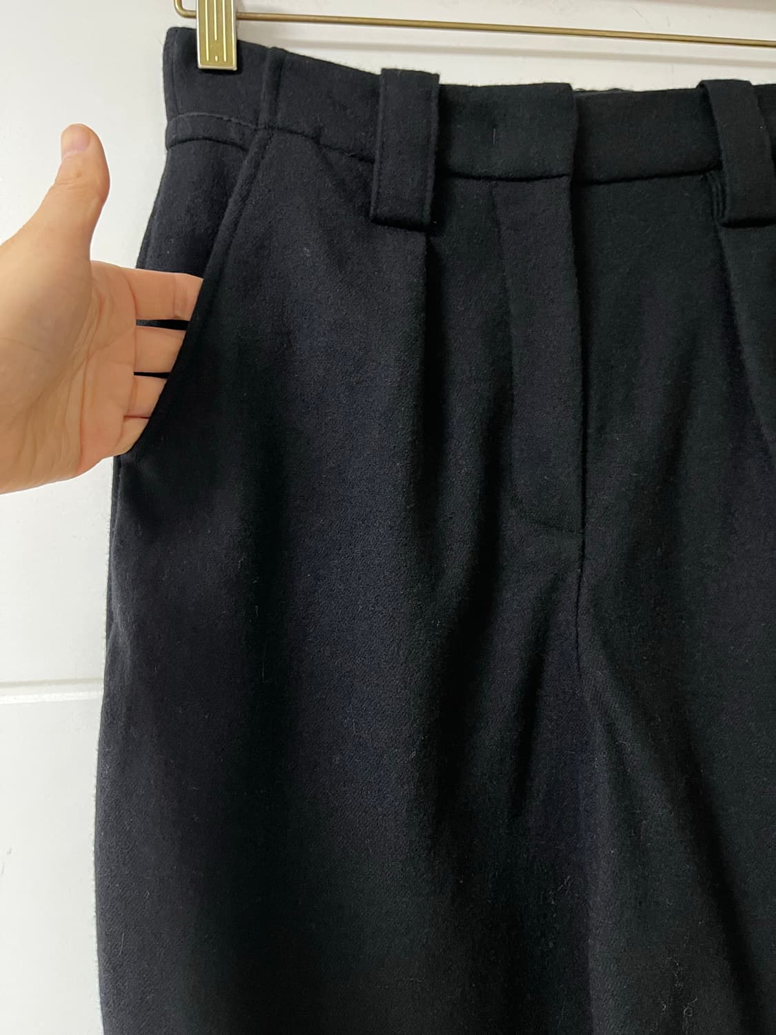 시스템 울 핀턱 바지 system 울 바지 상품이미지5