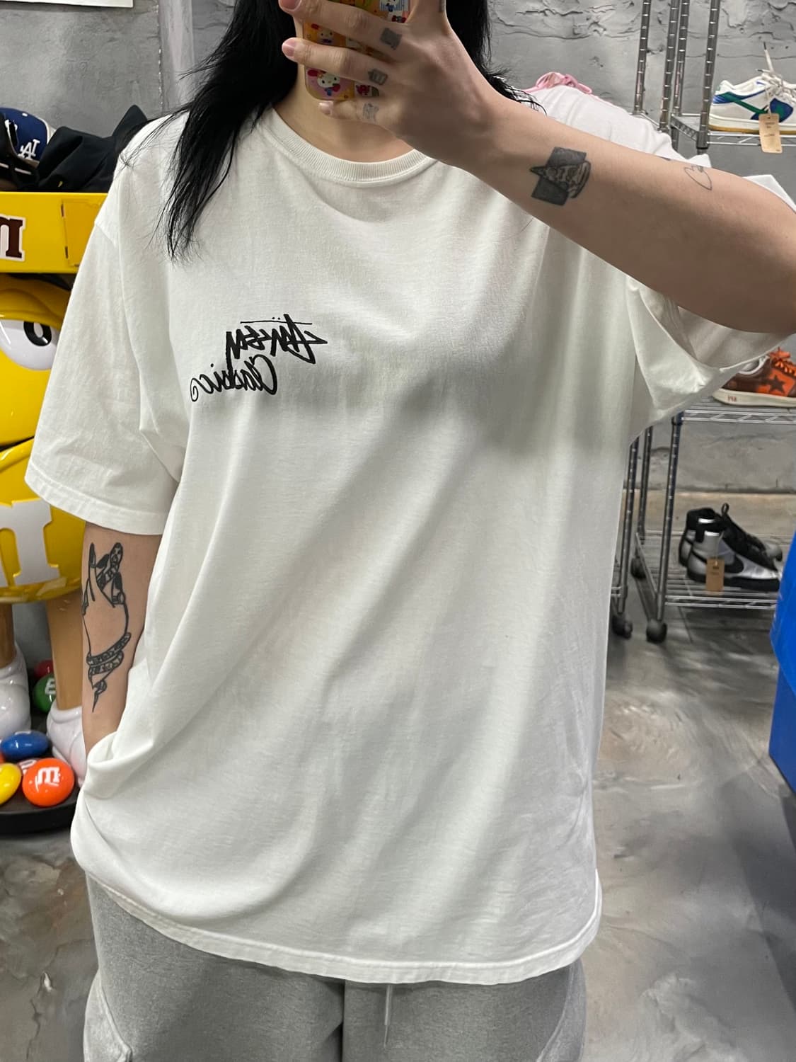 재팬 스투시 A GOGO 반팔 티셔츠 상품이미지8