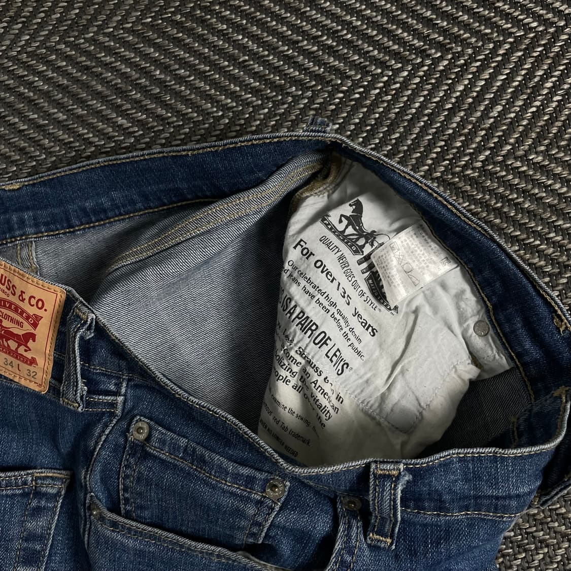 리바이스 511 스트레이트 핏 데님 팬츠y 3666 상품이미지5