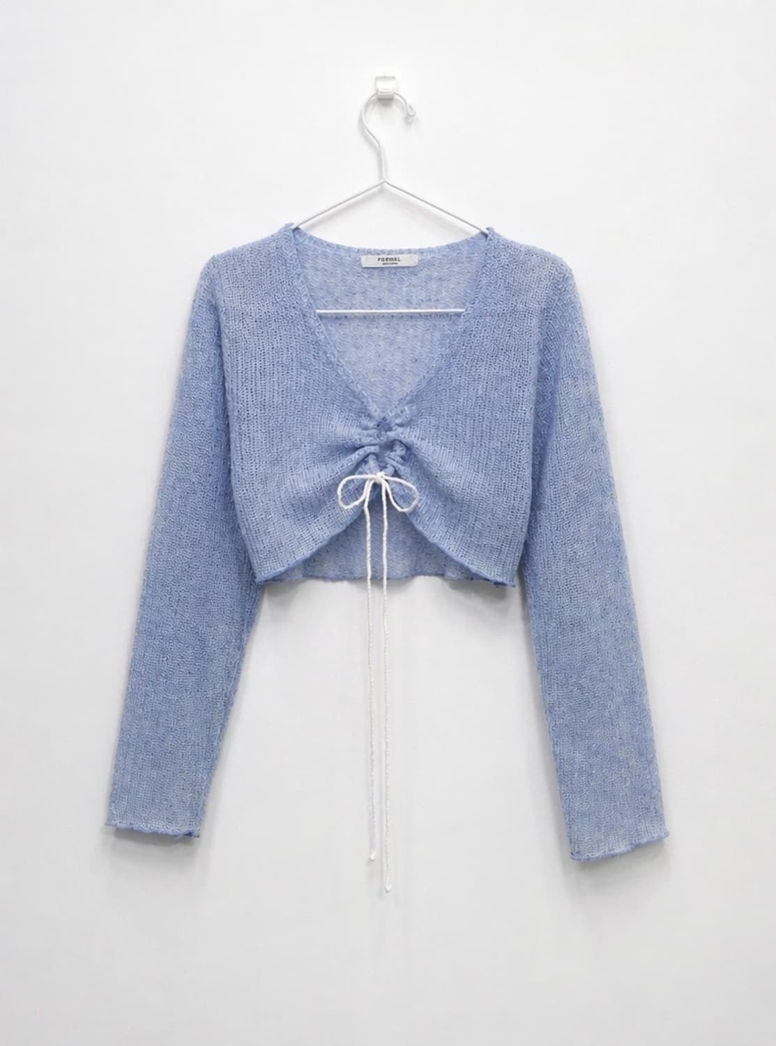 빈티지 여름 커버업 상의 크롭 니트 가디건  상품이미지1