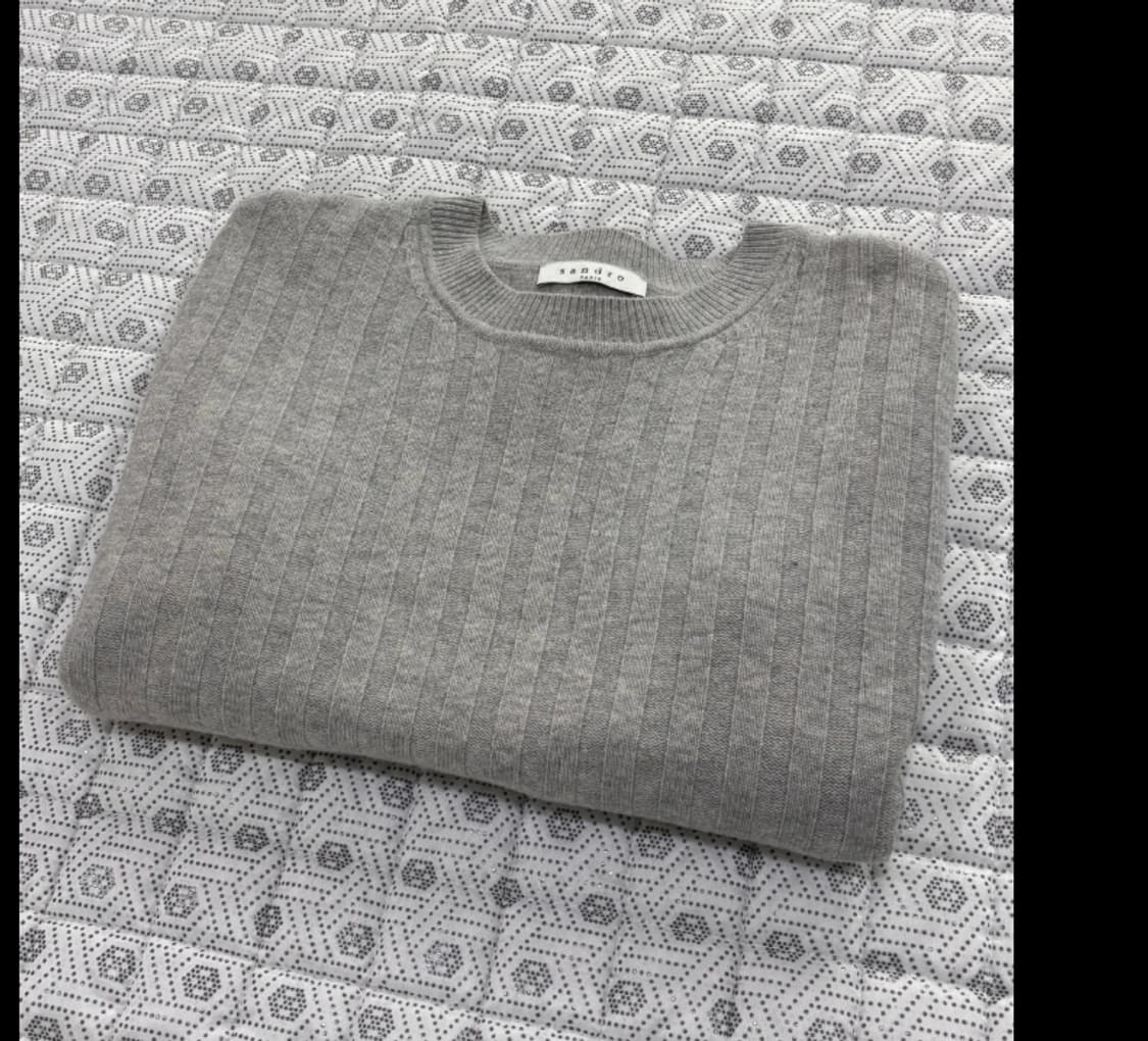 산드로Sandro 산드로 회색 리브 95 상품이미지2