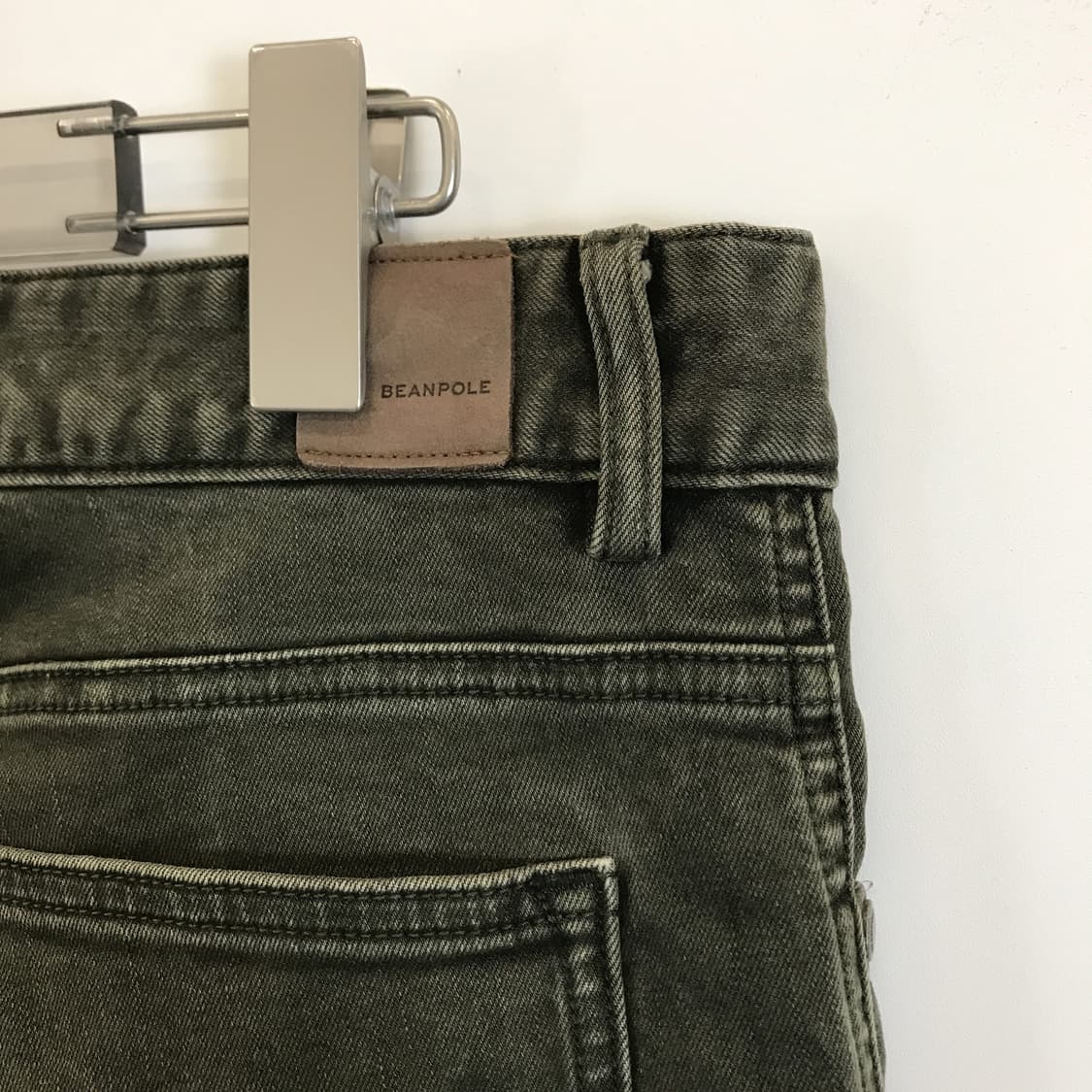빈폴 가먼트다잉 카키 워시드데님팬츠 [34] 상품이미지4