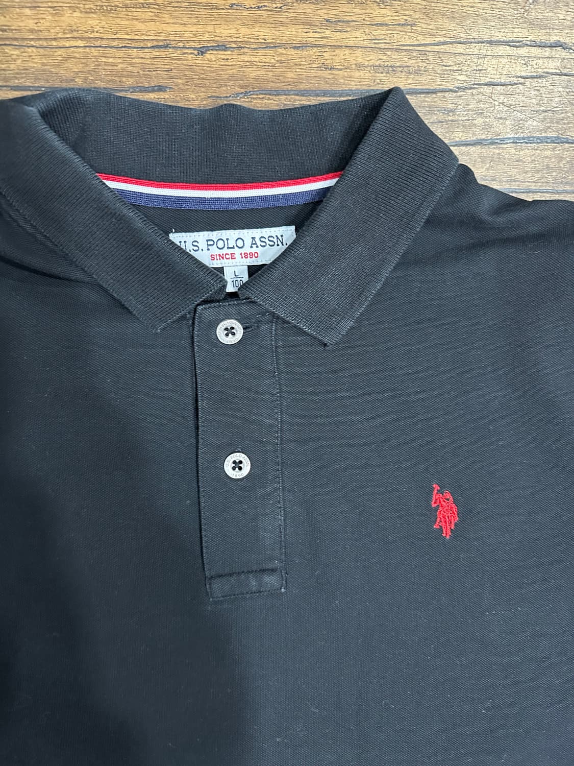 U.S. 폴로 어쌔신 블랙 카라티 100 상품이미지2