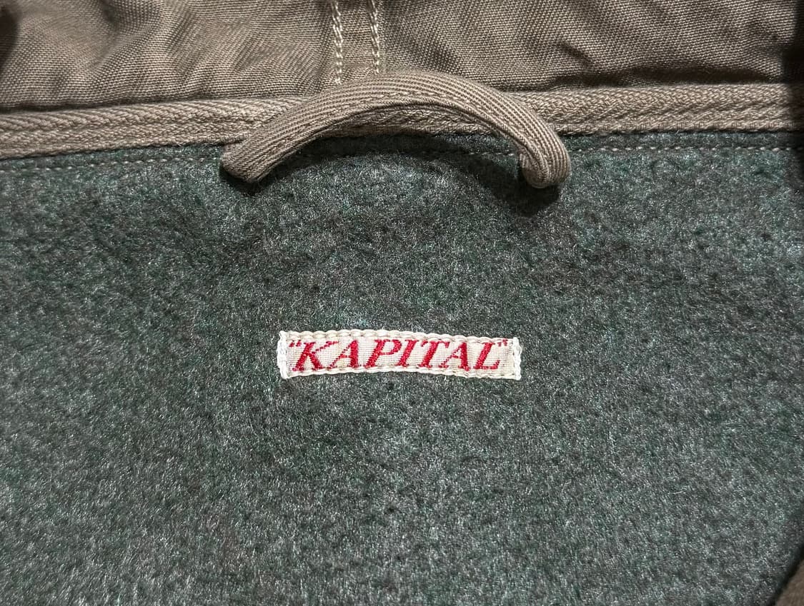 캐피탈 가츠라기 브러시드 톨 링 코트 상품이미지5