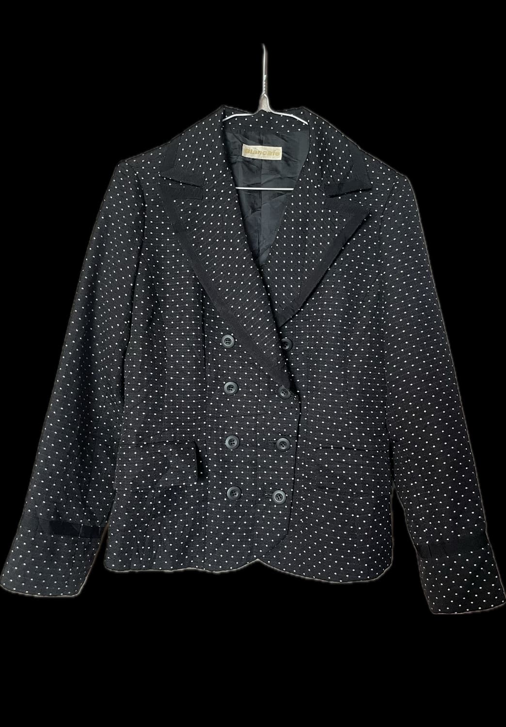 폴카 도트 버튼 자켓 상품이미지1