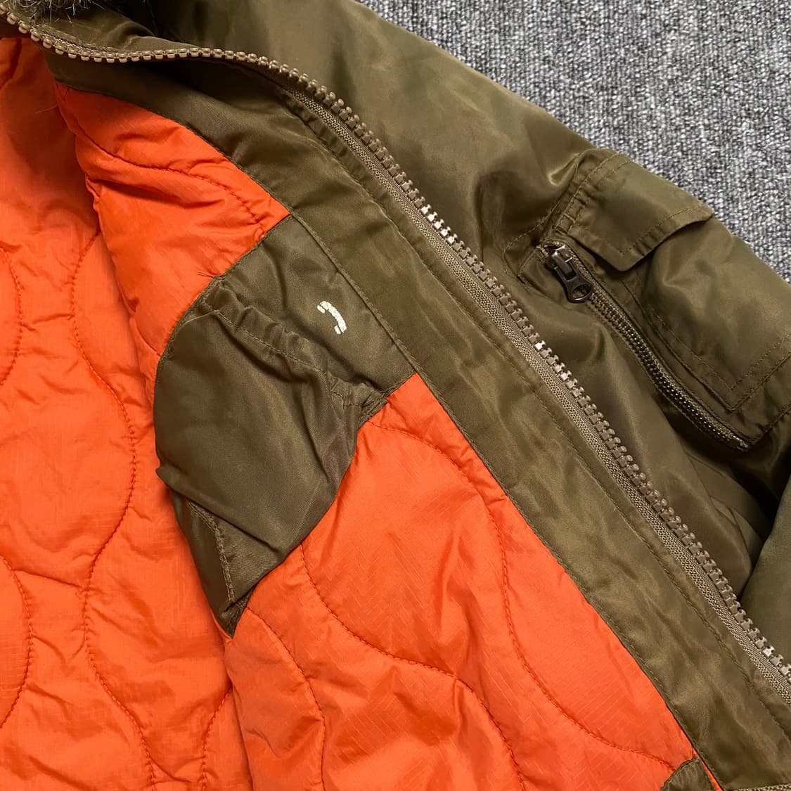 🌊90's GAP N-3B Parka 상품이미지7