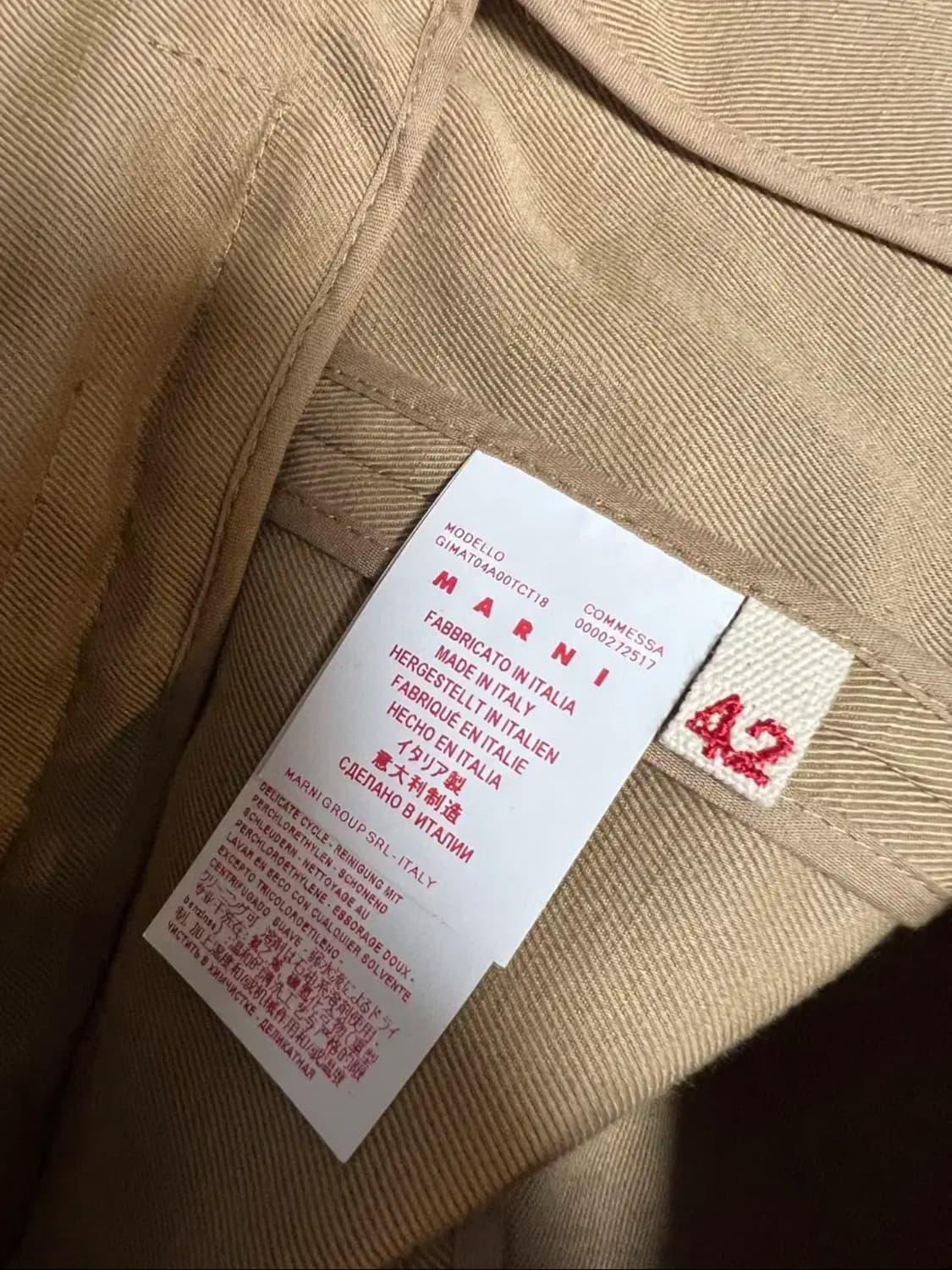 마르니 자켓 - 사이즈 42, 55-66가능 상품이미지8