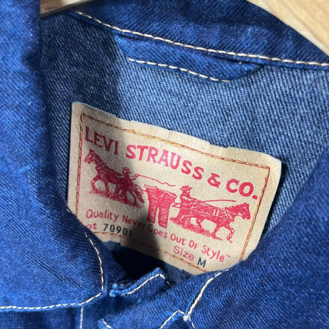 [Levi's] 리바이스 재팬 타입1 데님 트러커자켓 상품이미지5