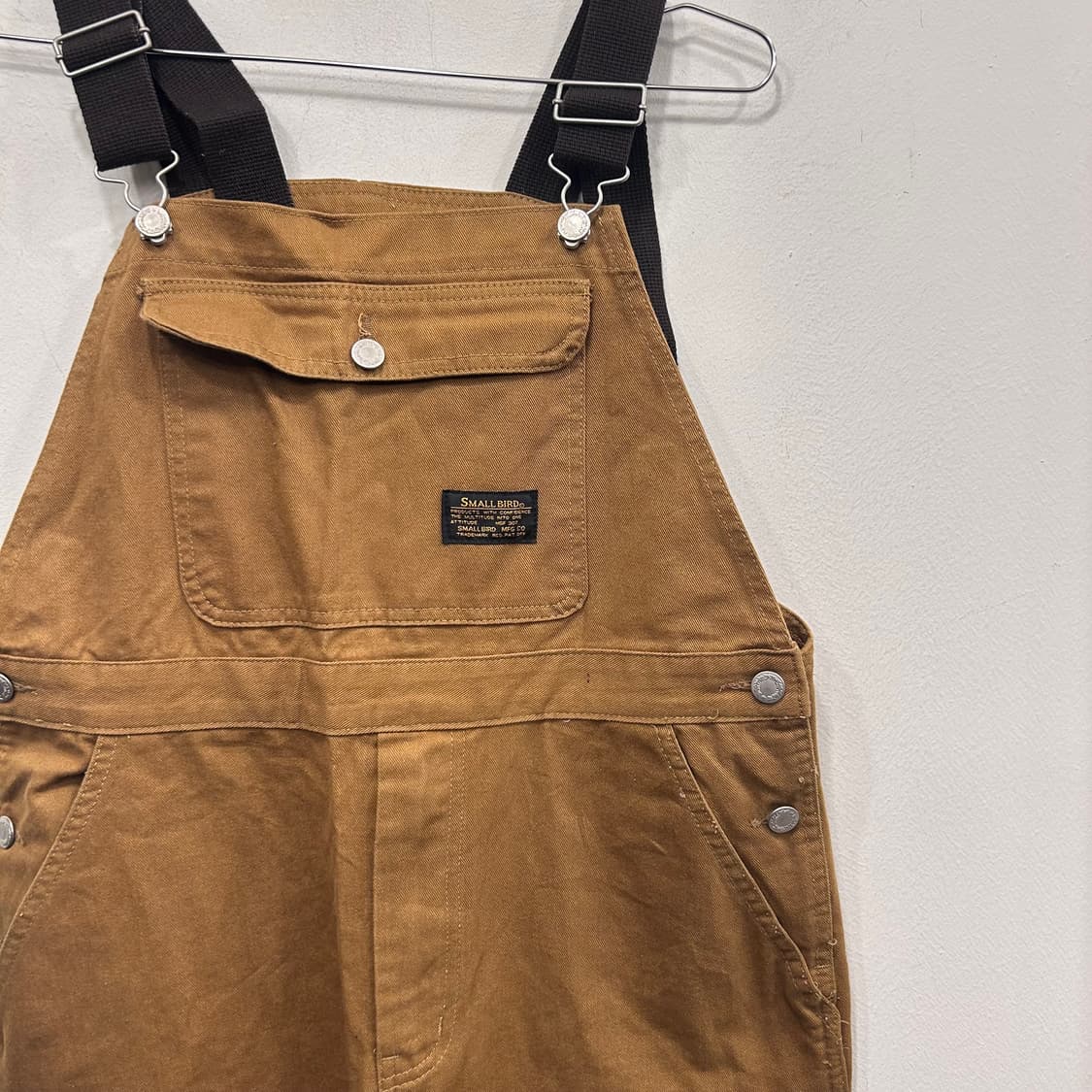 스몰보드 프론트포켓 퍼티그라인 오버롤 상품이미지1