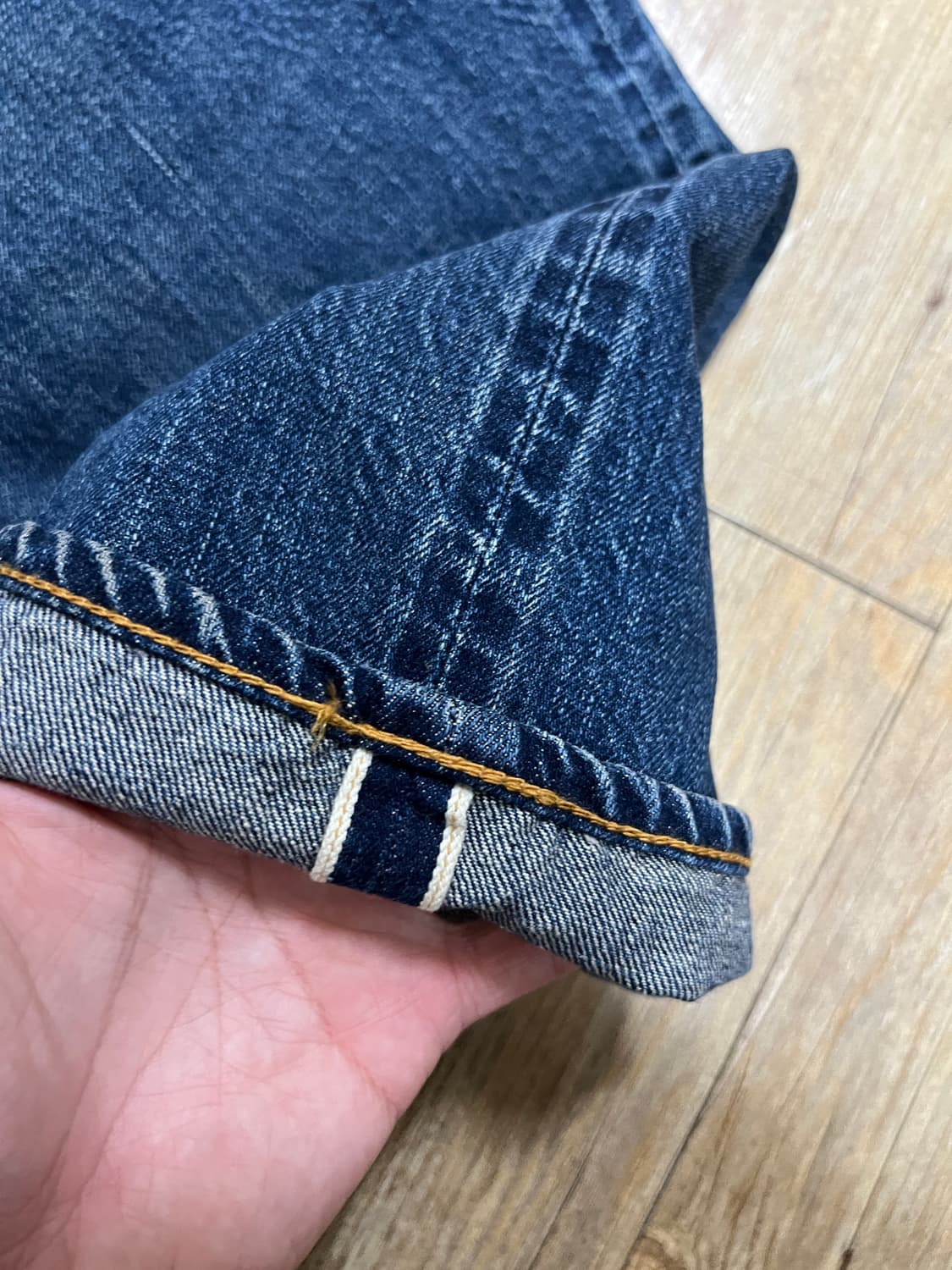 택포22) 웨어하우스 2nd-hand 다크 인디고 다크워시 31 셀비지 상품이미지7