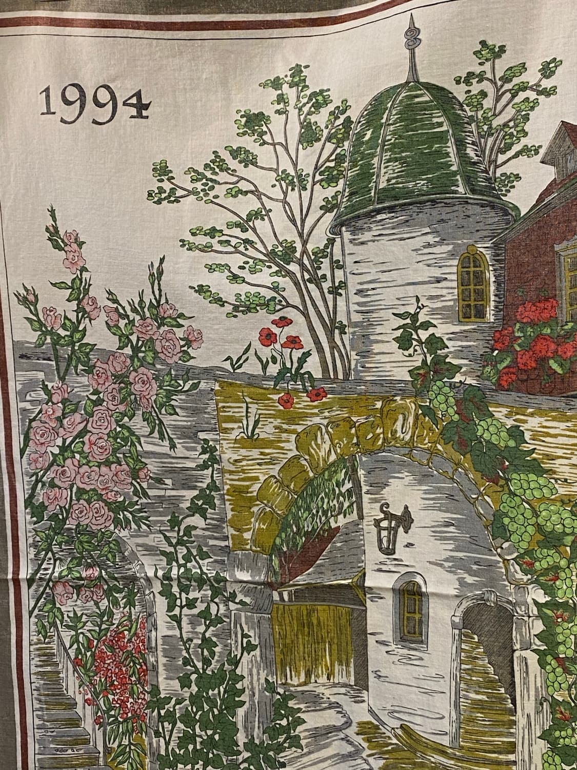 ☕️유럽 티타월 캘린더패브릭 상품이미지2